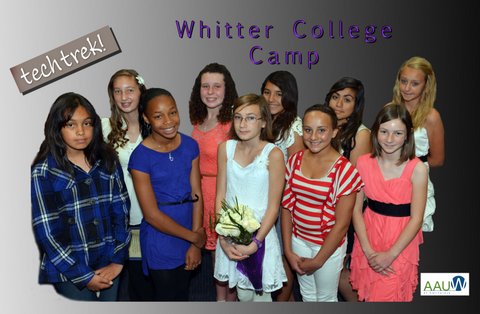 Ten went to the Whittier Tech Trek camp in June 2013.
